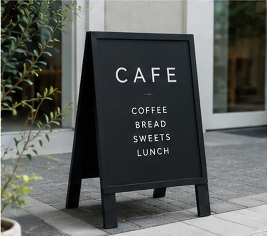 ÉVENTAIL COFFEEの店頭サイン